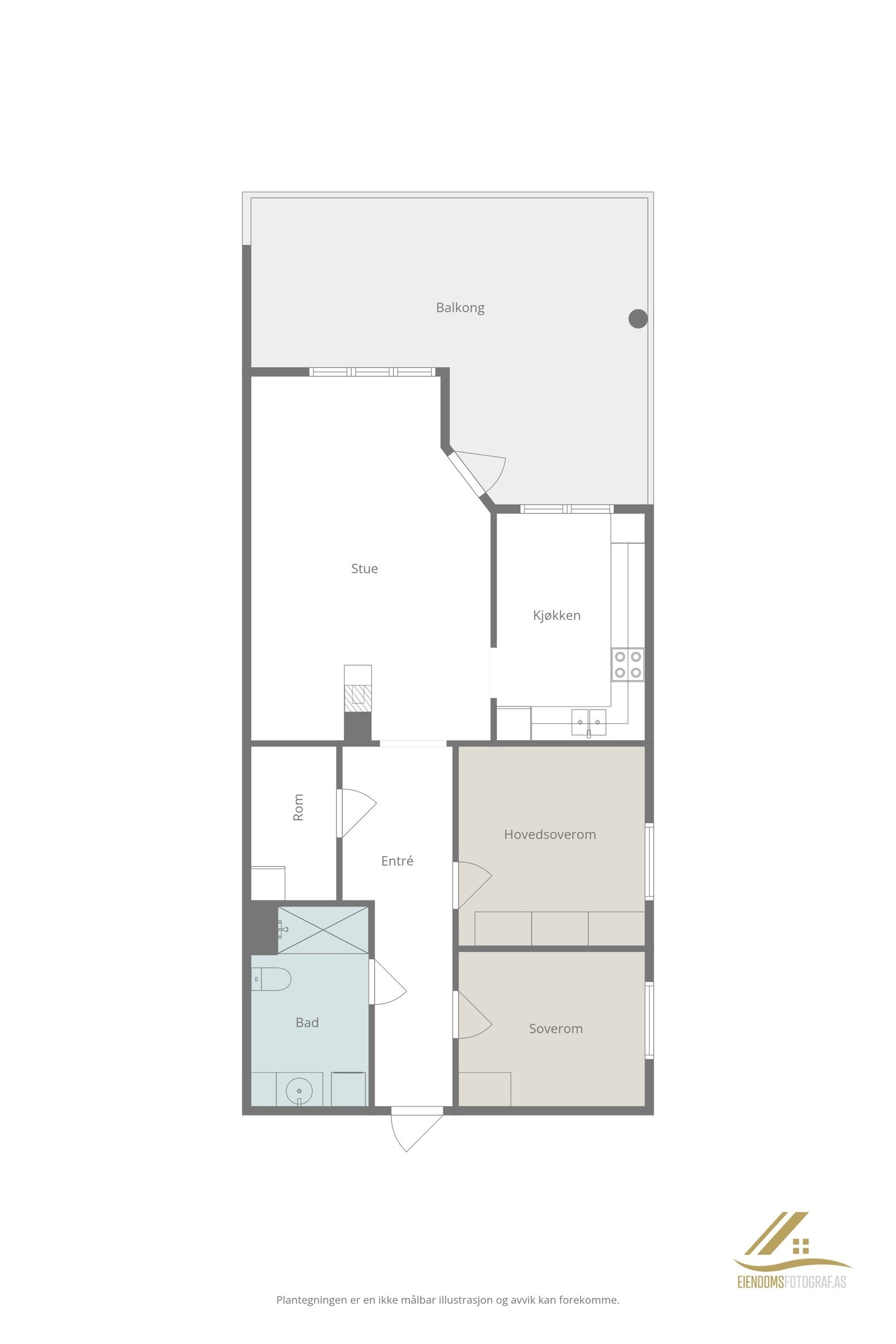 Plantegning Galleribilde