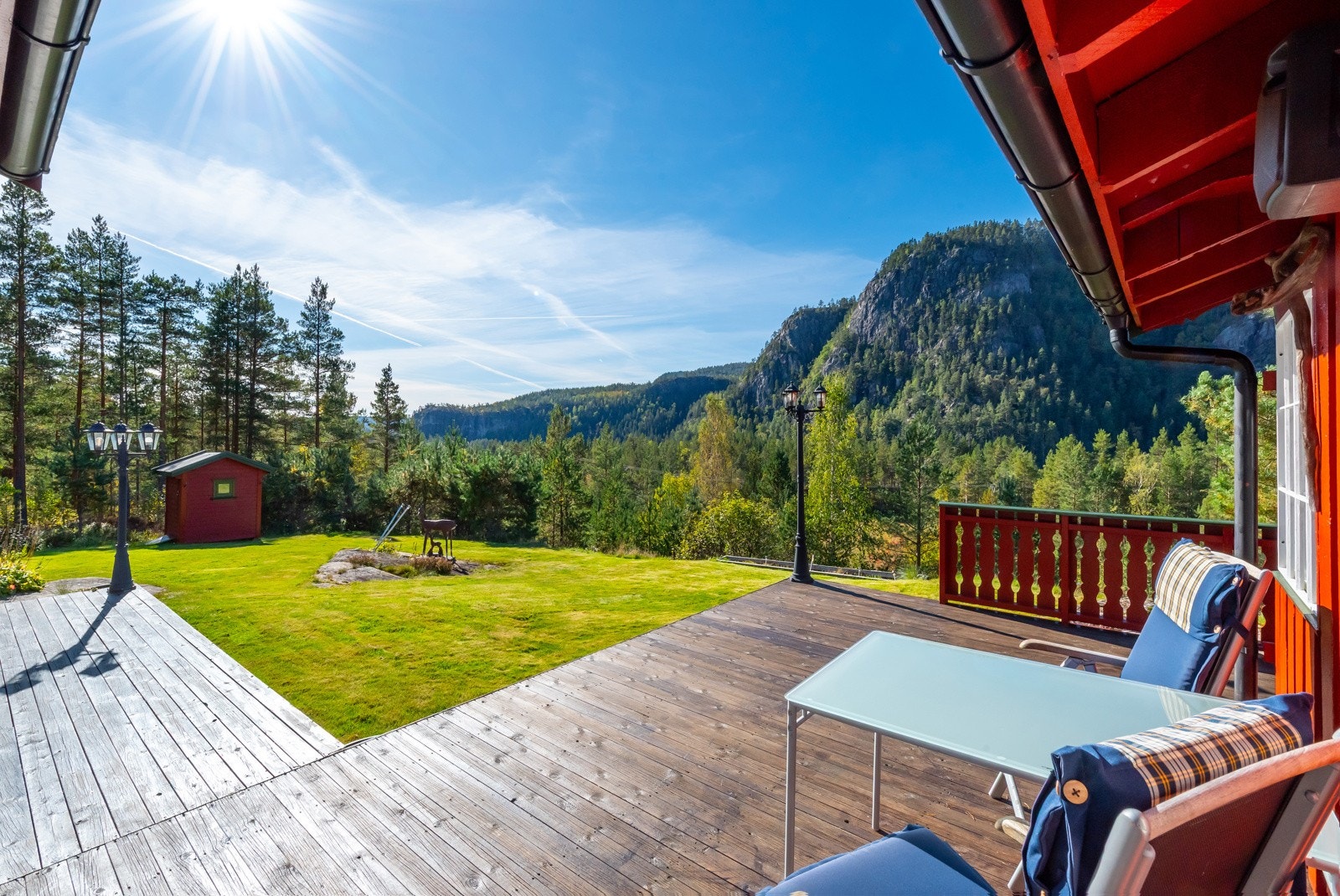 Gode solforhold og flott utsikt Galleribilde