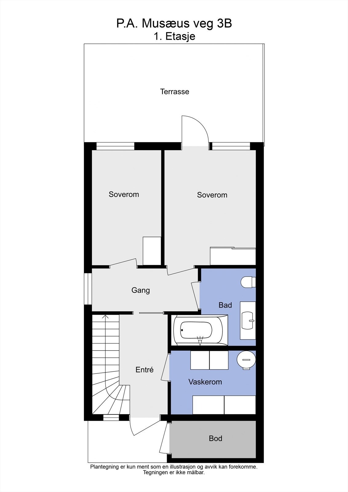 P.A. Musæus veg 3B - 2D - 1. Etasje Galleribilde