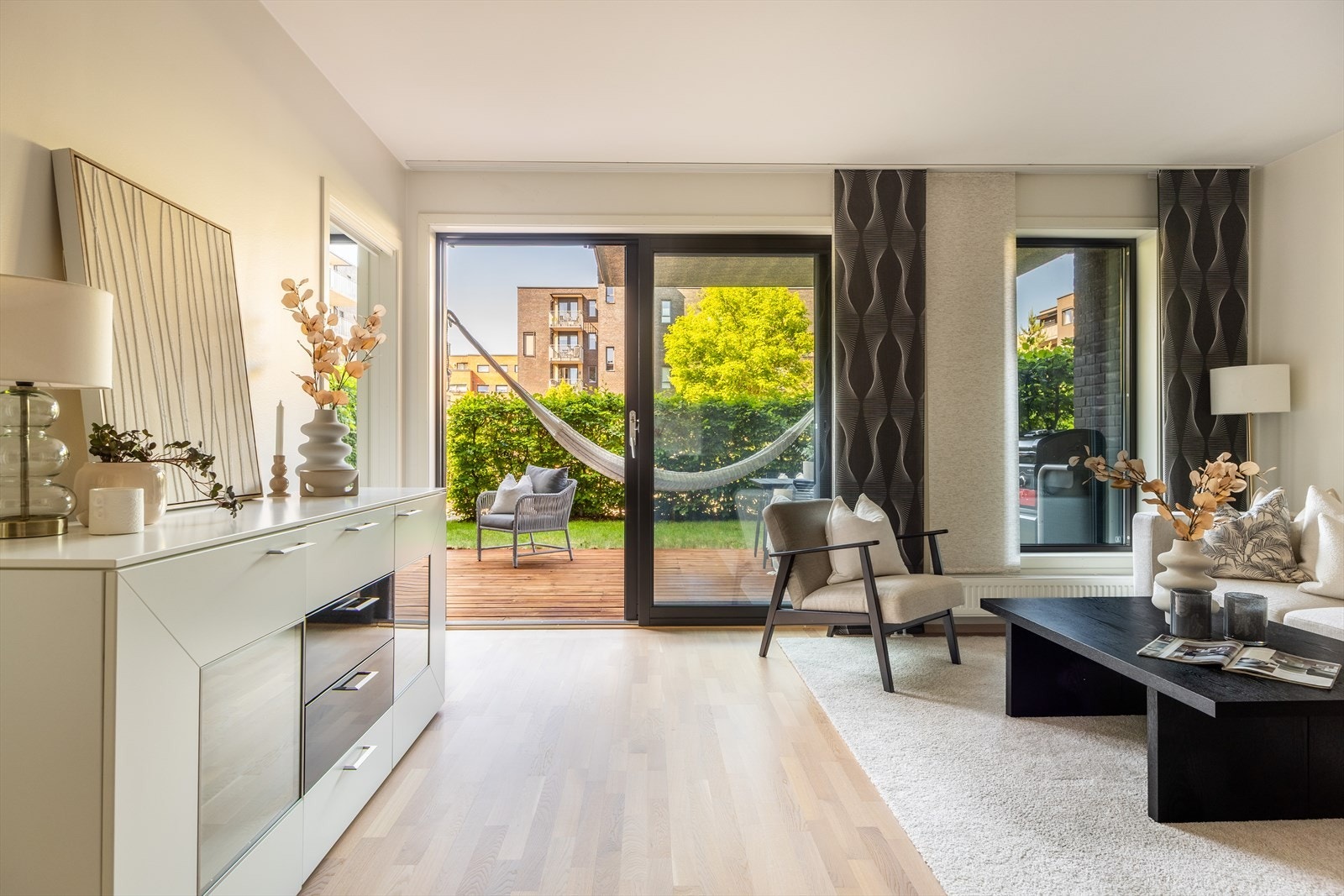 Her kan du nyte varme og fin sommerkvelder med venner og familie Galleribilde