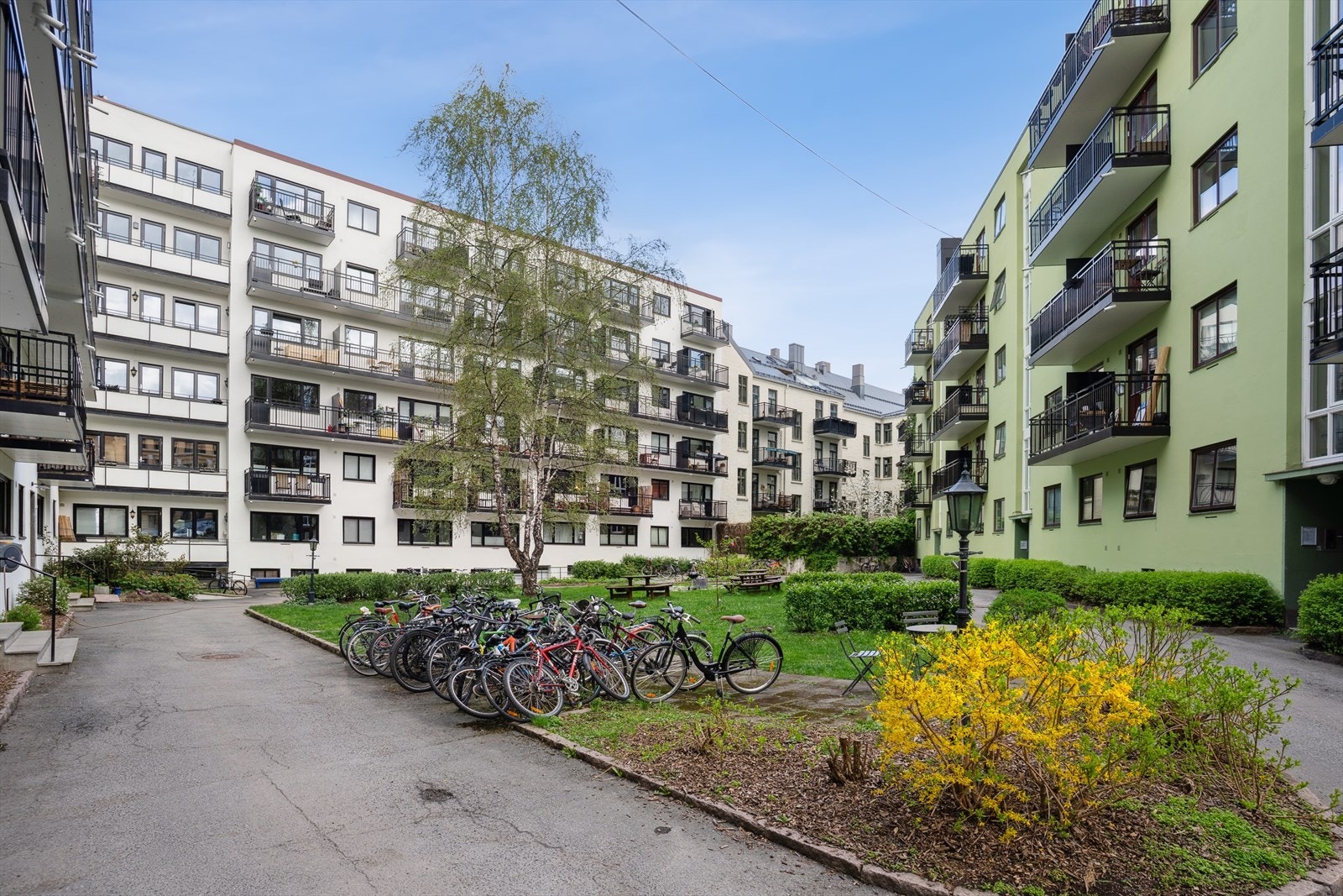 Her man man nyte solen store deler av dagen, alene eller inviter venner og familie til hyggelige lag Galleribilde