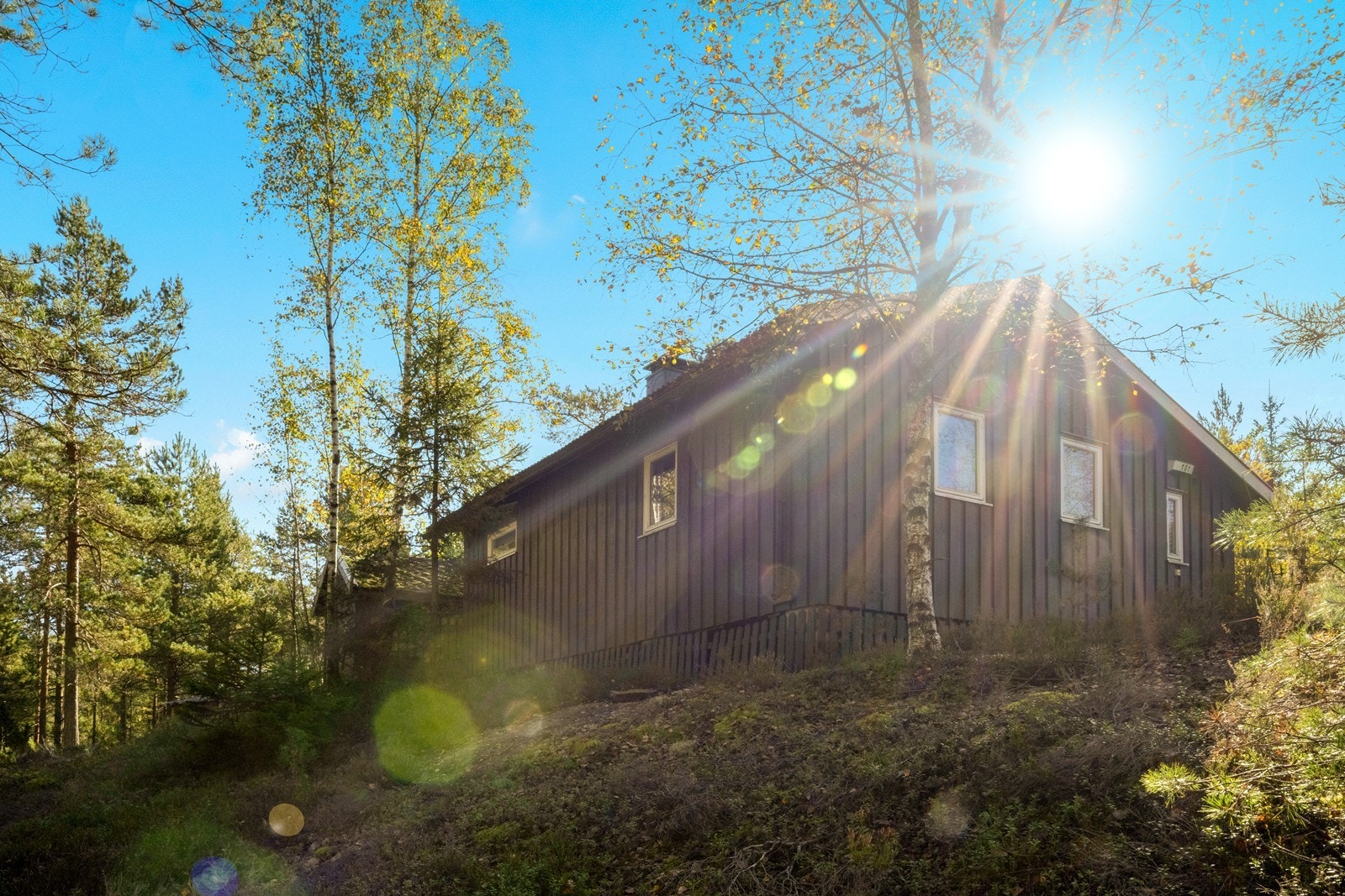 Stor eiet tomt på 3 553 kvm med gode sol og lysforhold. Galleribilde