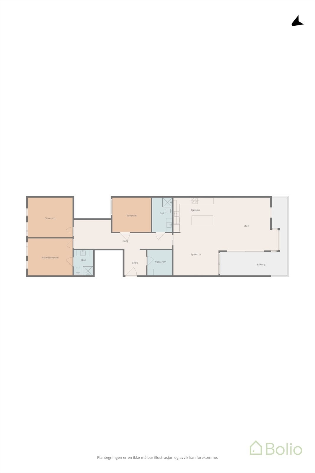 Plantegning Galleribilde