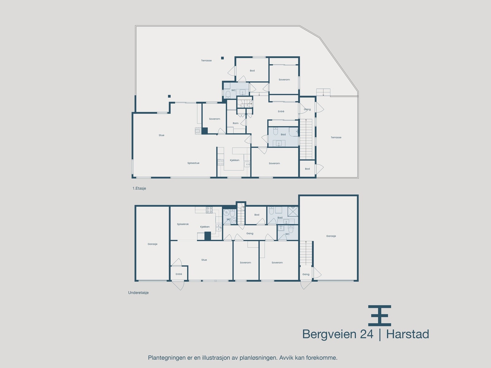 Plantegninger samlet Galleribilde