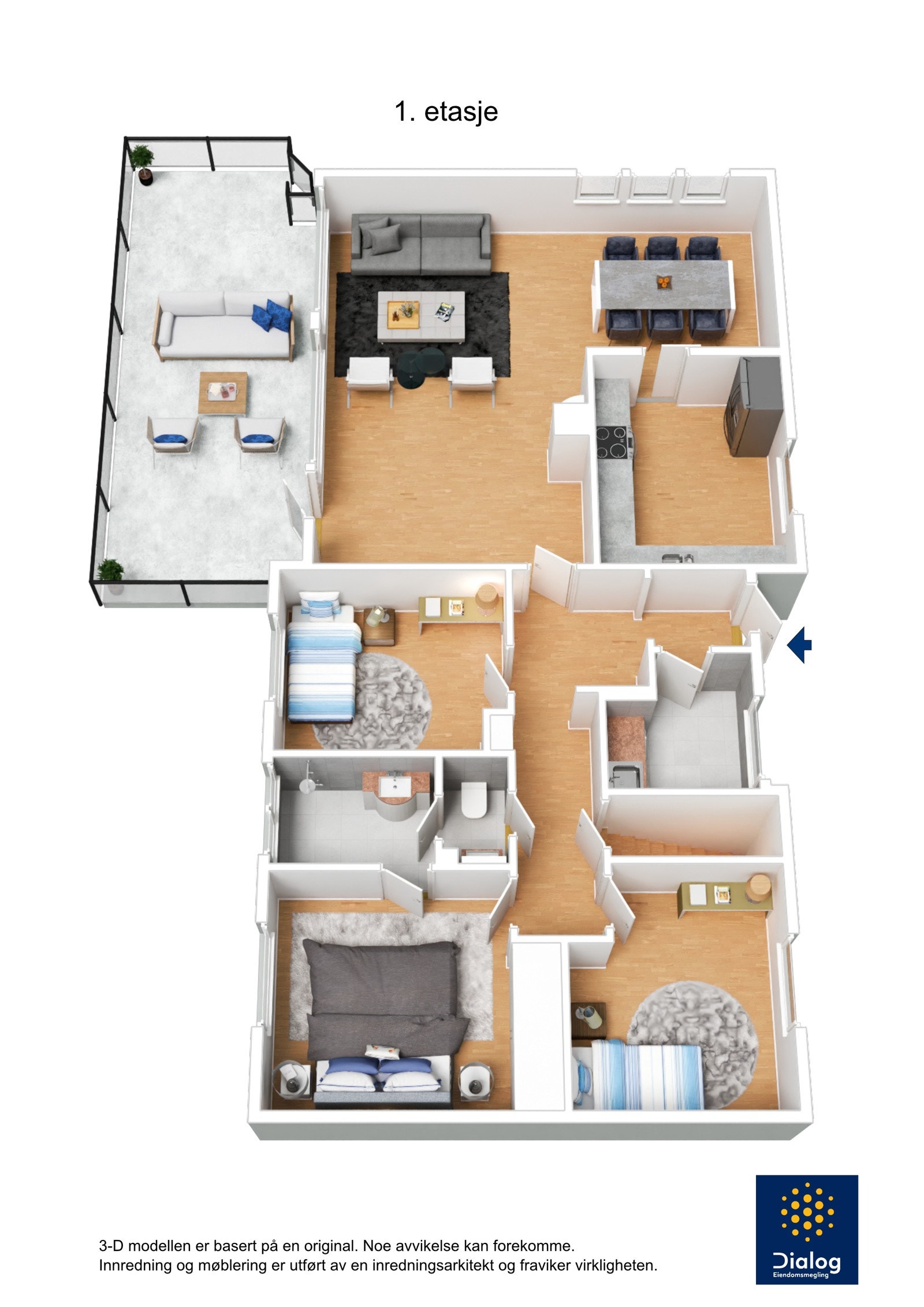 Plantegning 1.etasje. Galleribilde