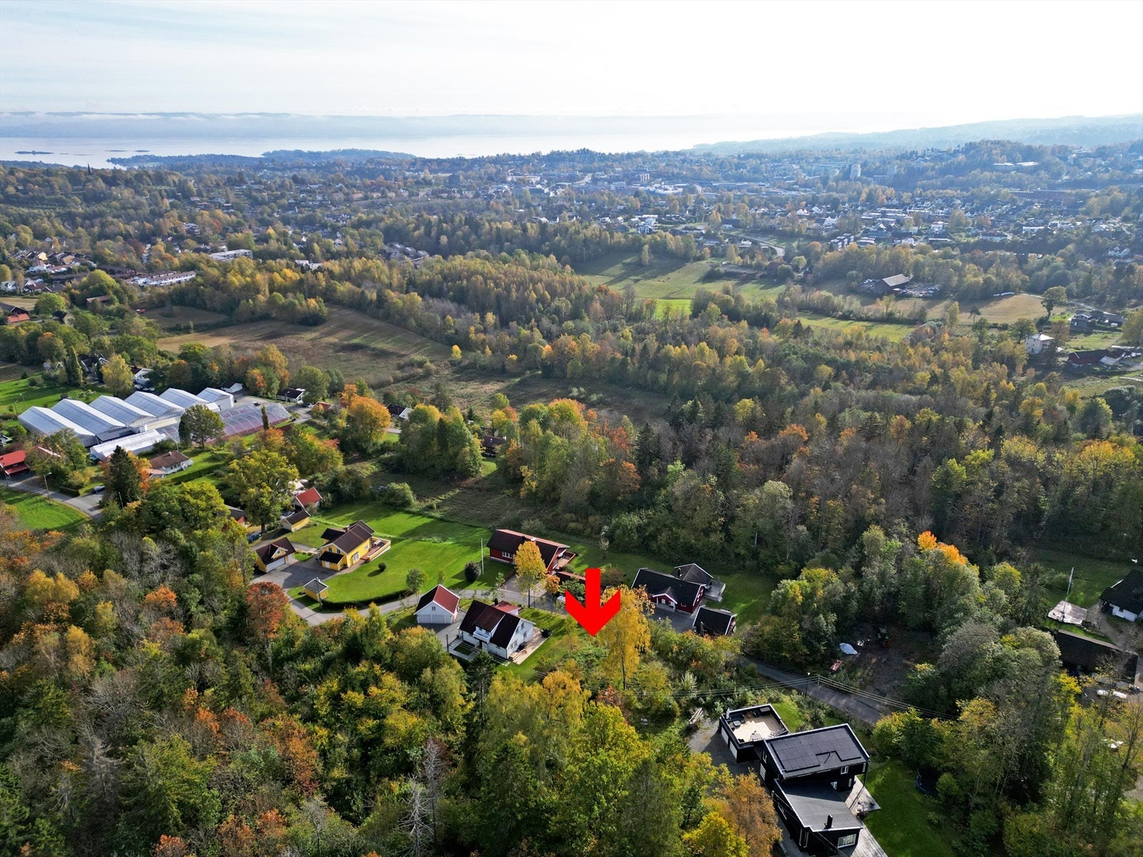 Her bor du i landlige omgivelser. Galleribilde