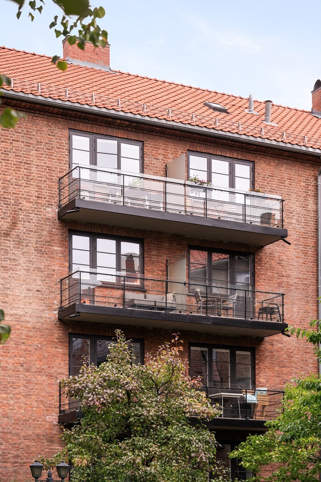 Fasade sett fra indre gårdsrom. Galleribilde