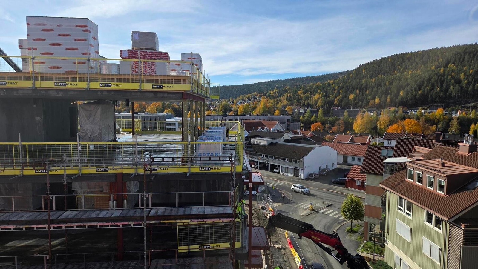 Utsikt syd-vest fra gjeldende leilighet Galleribilde
