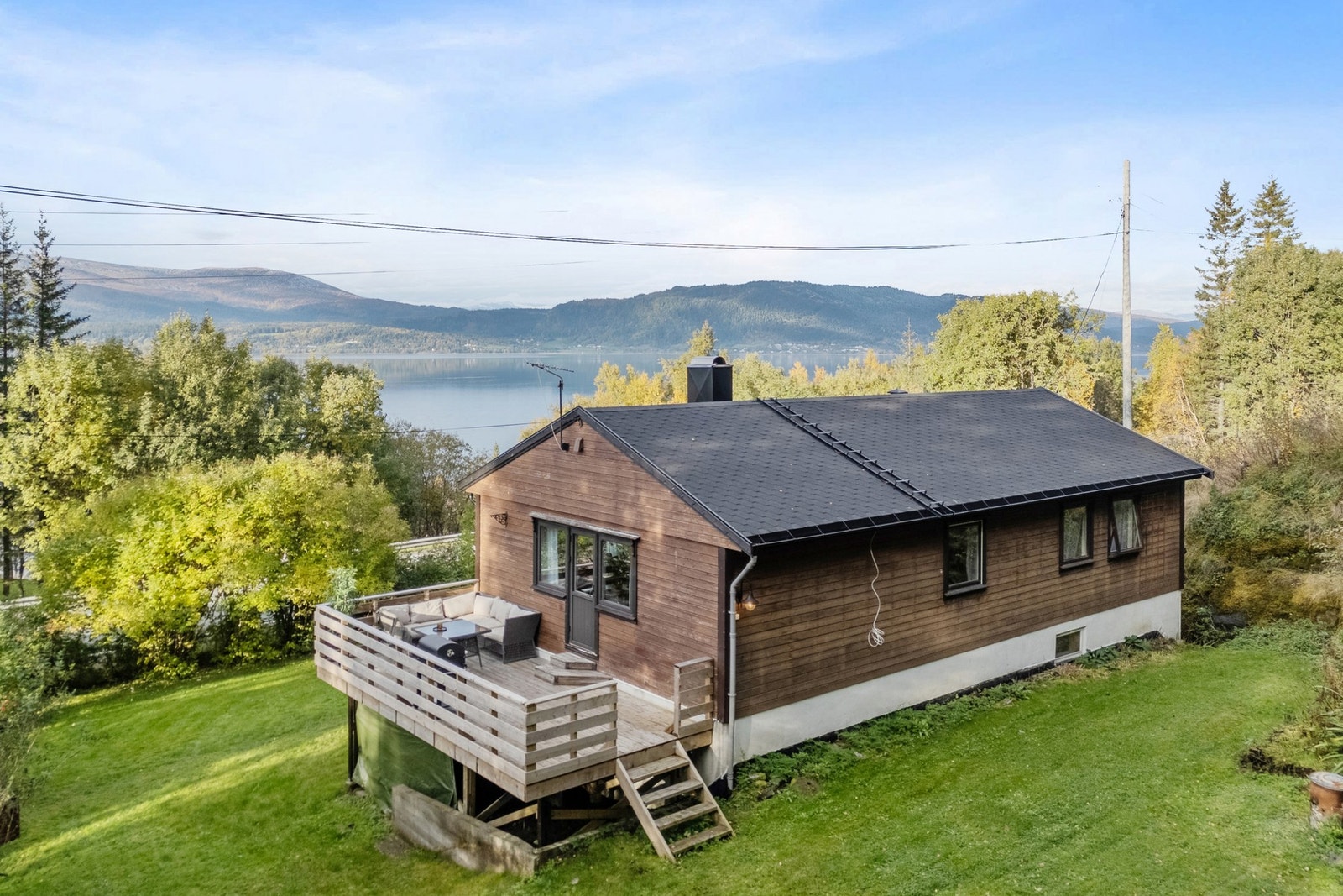 Flott utsikt over Ranfjorden Galleribilde