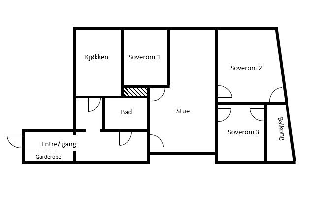 Planskisse Galleribilde