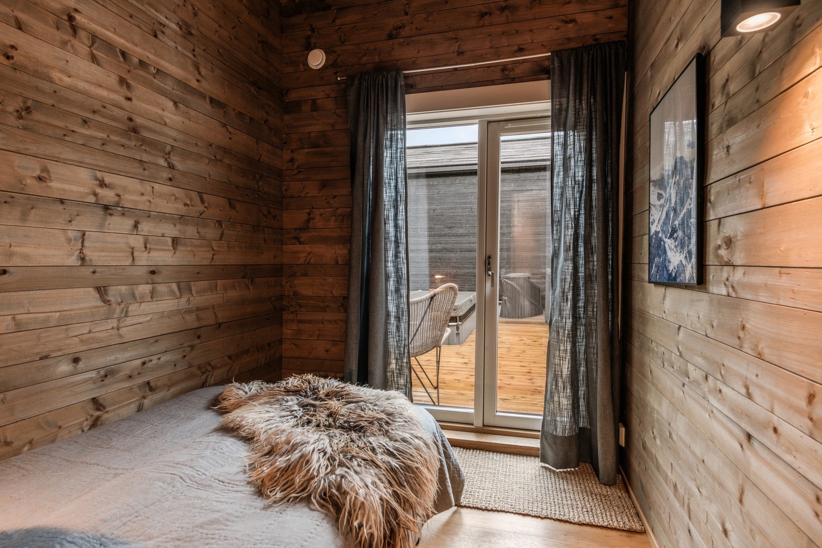 Utgang til terrasse. Galleribilde