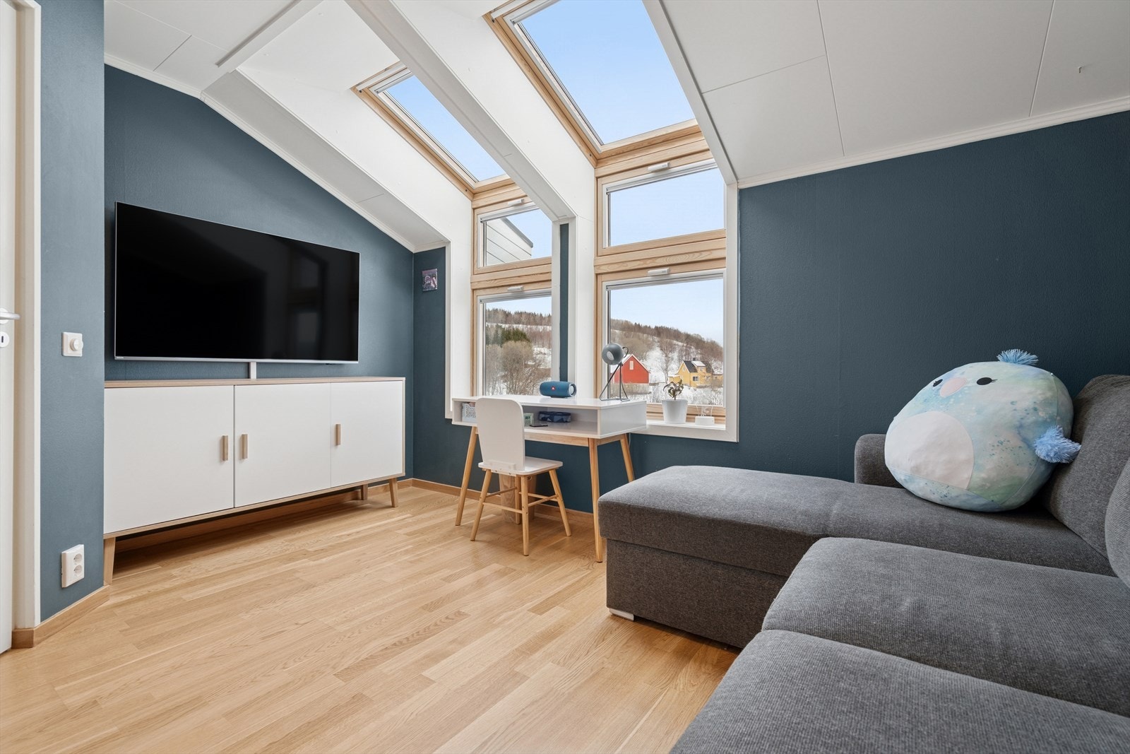 Soverom III - Ved behov kan en fint benytte et av soverommene som kontor eller ekstra TV-stue Galleribilde