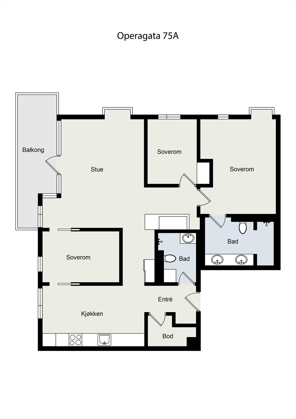 Plantegning Galleribilde