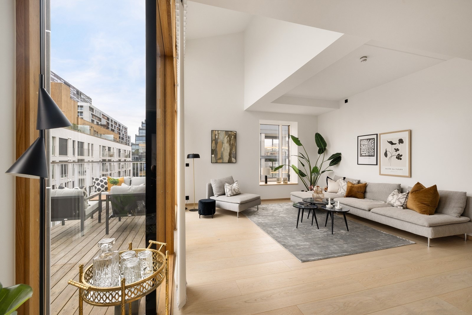 En gjennomført hjørneleilighet med svært god planløsning Galleribilde