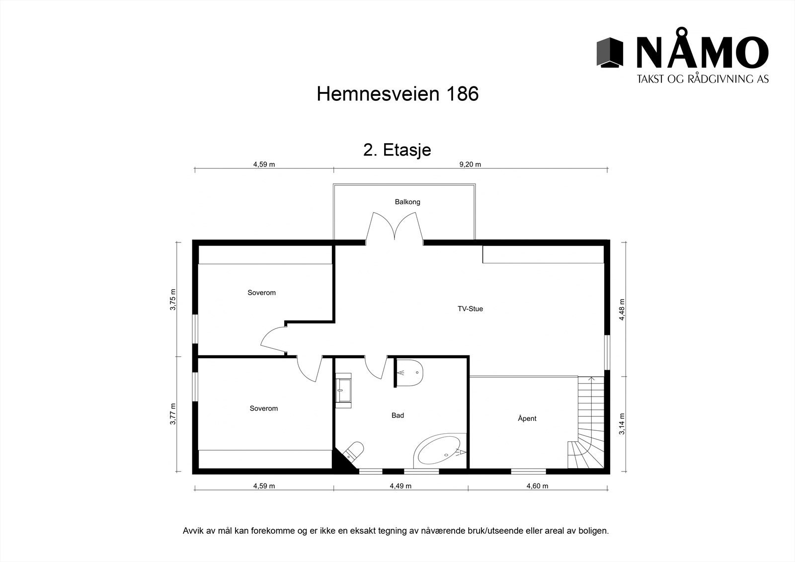 Plantegning 2. etasje. Galleribilde