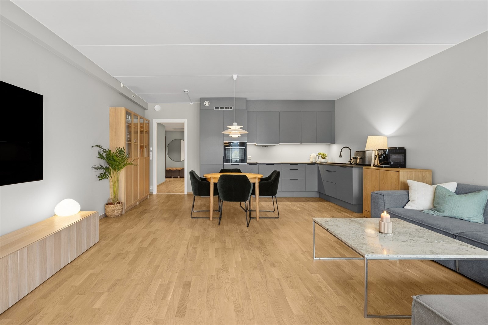 Leiligheten har balansert ventilasjon. Galleribilde