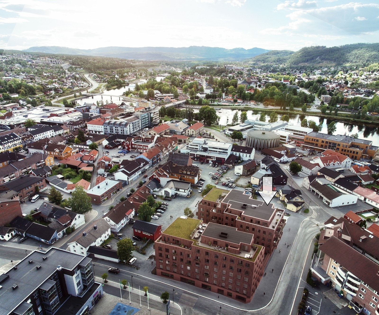 Leiligheten har en supersentral beliggenhet i Kongsberg med gangavstand til alt! Galleribilde