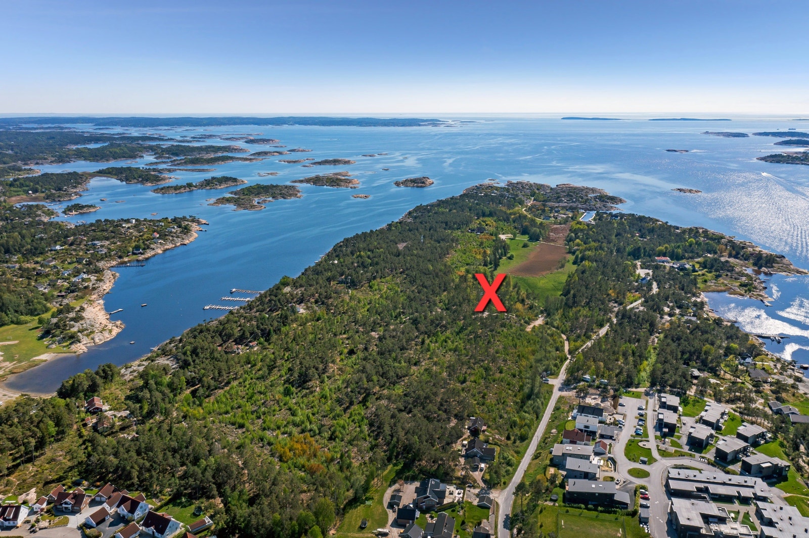 Langøya med Skjærgården og Hvaler i bakgrunnen Galleribilde