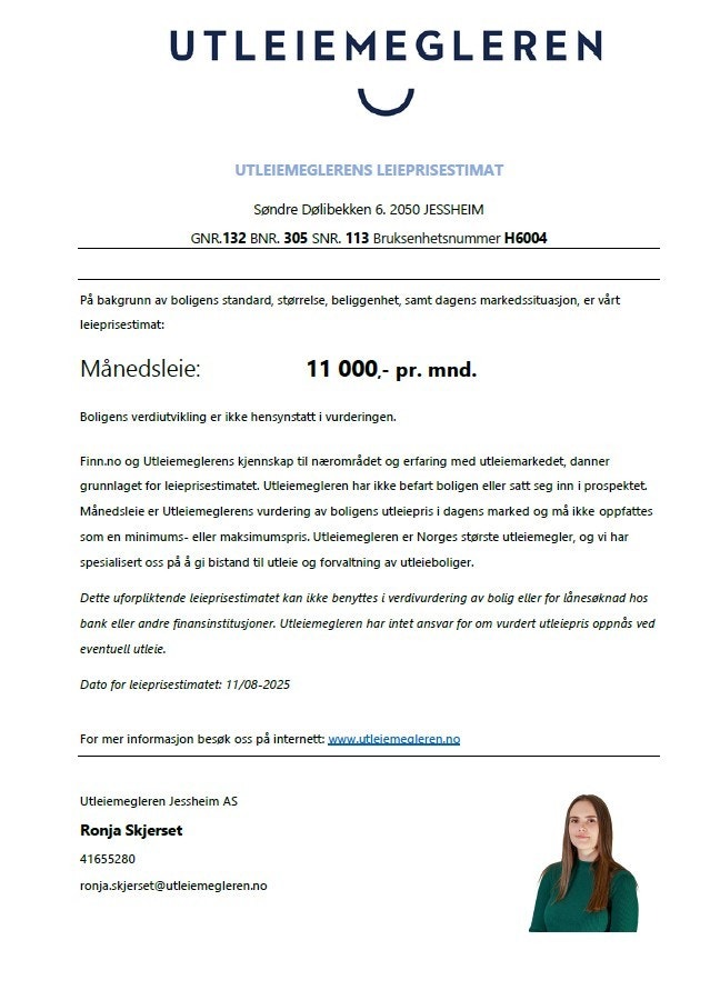 Leievurdering fra Utleiemegleren Galleribilde