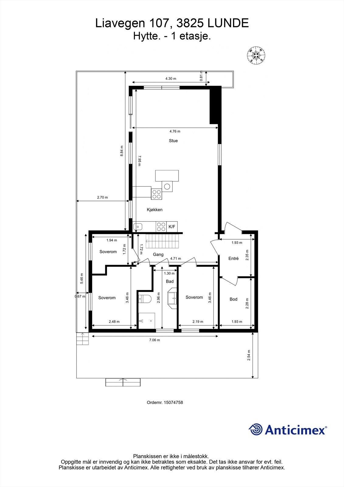 Plantegning - 1.etg Galleribilde
