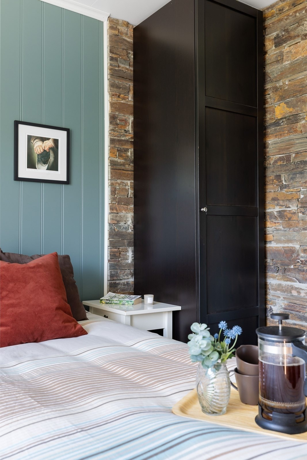 Legg merke til den stilige teglveggen. Galleribilde