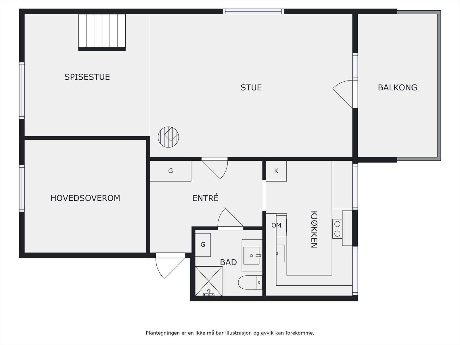 Plantegning 2. etasje. Galleribilde