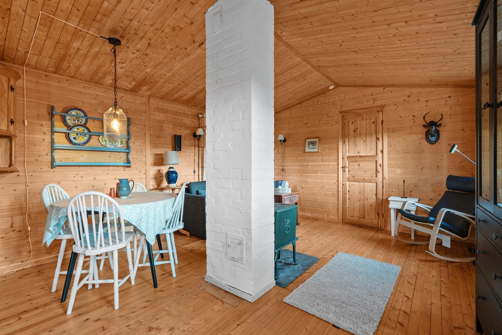 Stuen er på 21m². Galleribilde