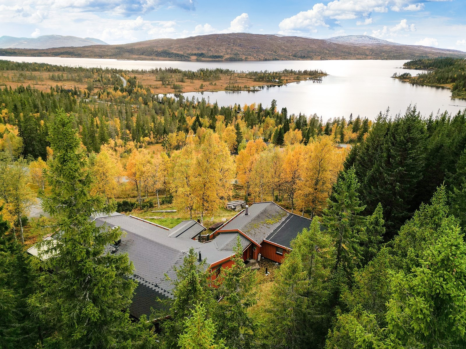 I nærområdet finner man flotte turmuligheter, samt jakt- og fiskemuligheter i umiddelbar nærhet. Galleribilde