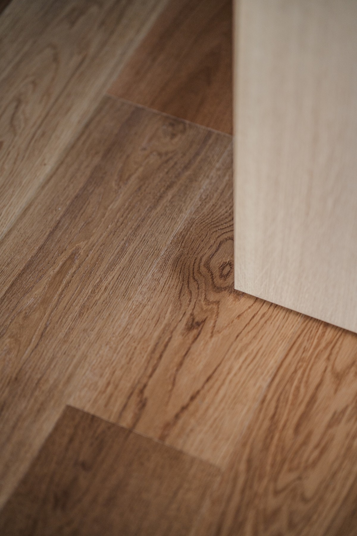 Énstavs eikeparkett. Galleribilde