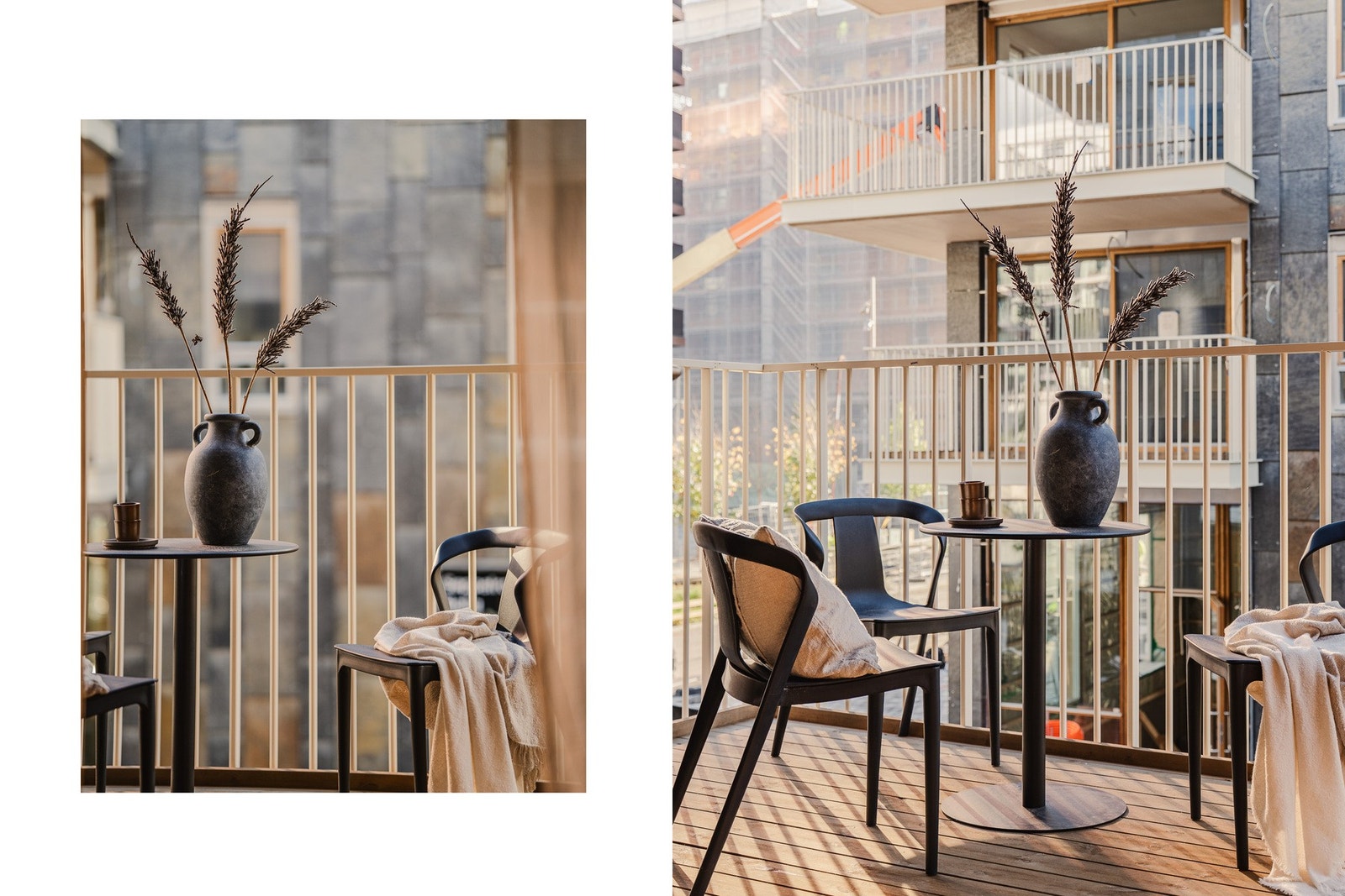 Egen, sydvendt balkong fra master soverom. Galleribilde