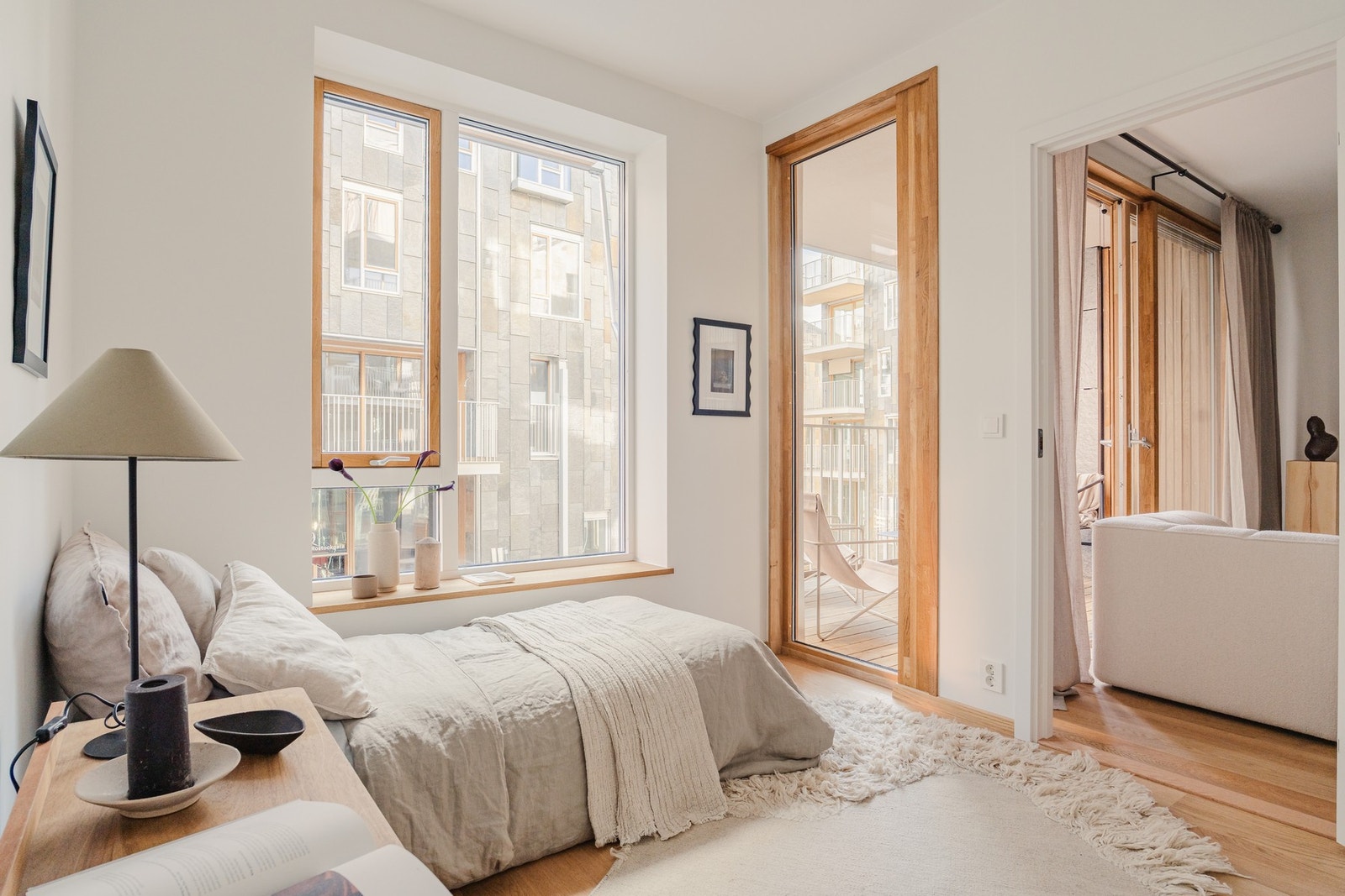 Soverom 2. Prosjektet er nybygget TEK17 med moderne isolasjon og komfort. Galleribilde