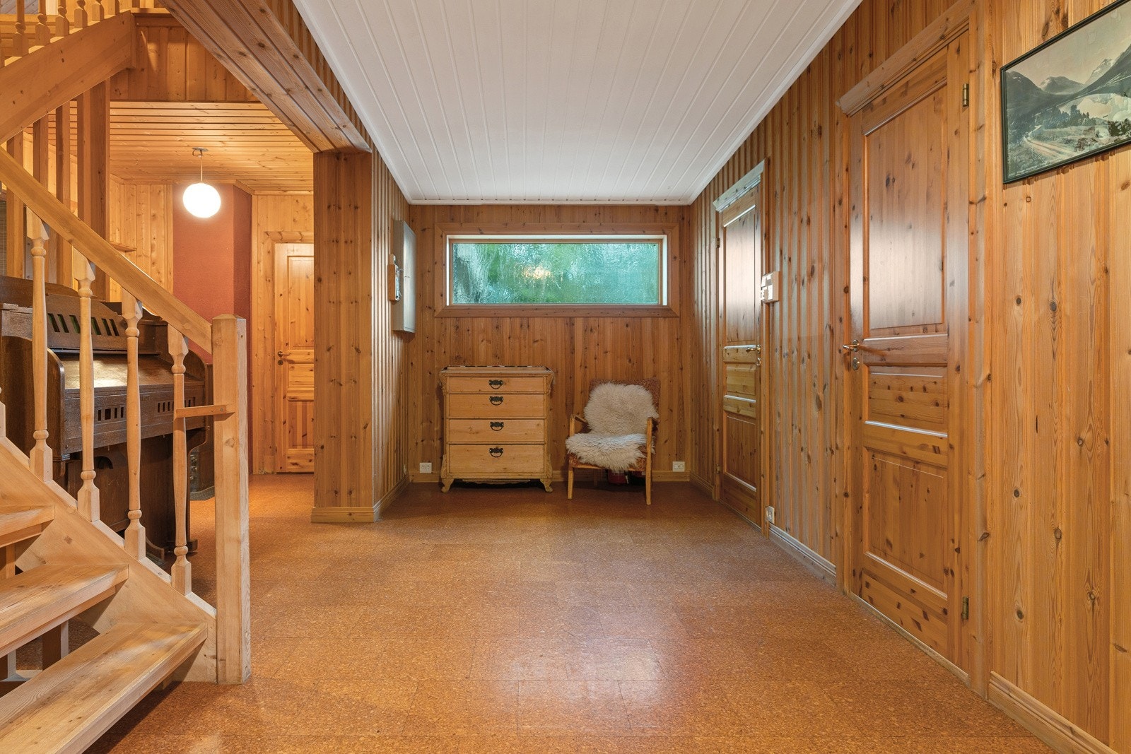 Luftig og behagelig trappegang. Galleribilde