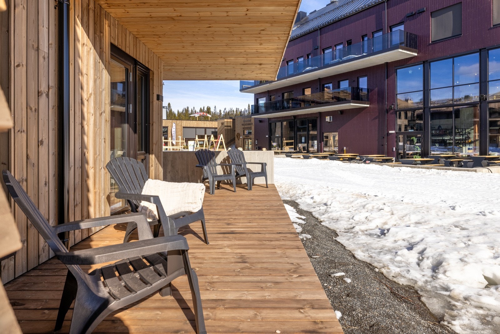 Herlig hjørneterrasse med flotte solforhold. Galleribilde