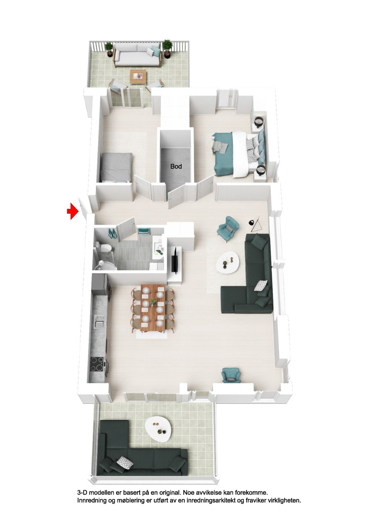 Plantegning Galleribilde