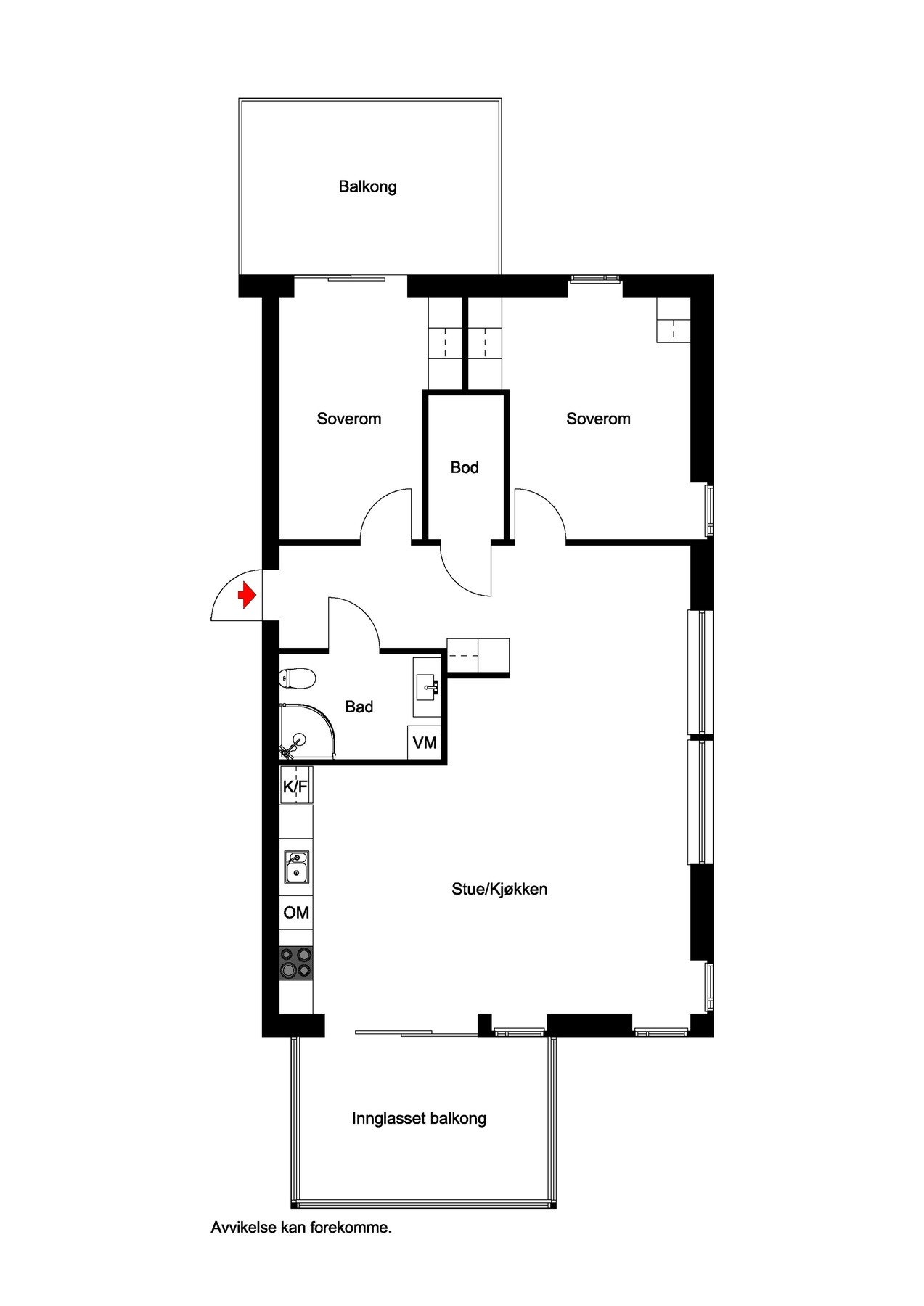 Plantegning Galleribilde