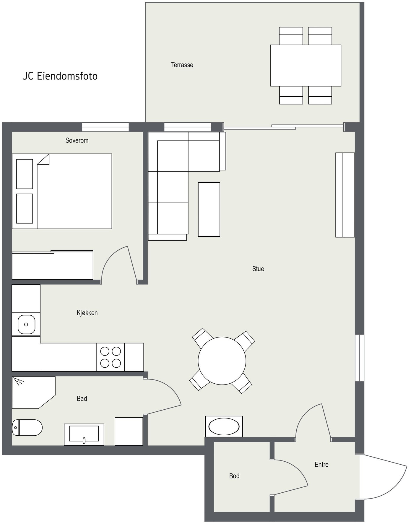 2d plantegning. Galleribilde