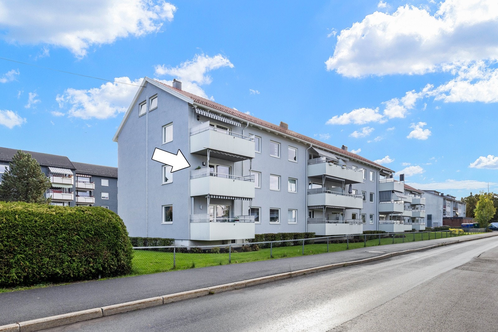 Hjørneplasseringen gir ekstra gode lys- og solforhold. Galleribilde