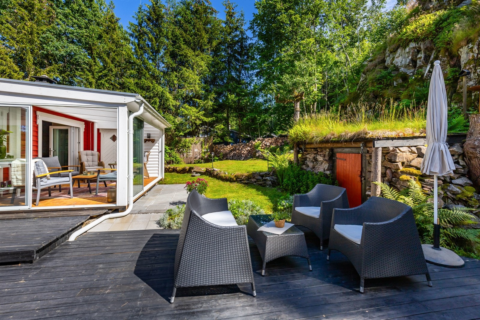 Her nytes varme sommerdager til det fulle. Galleribilde