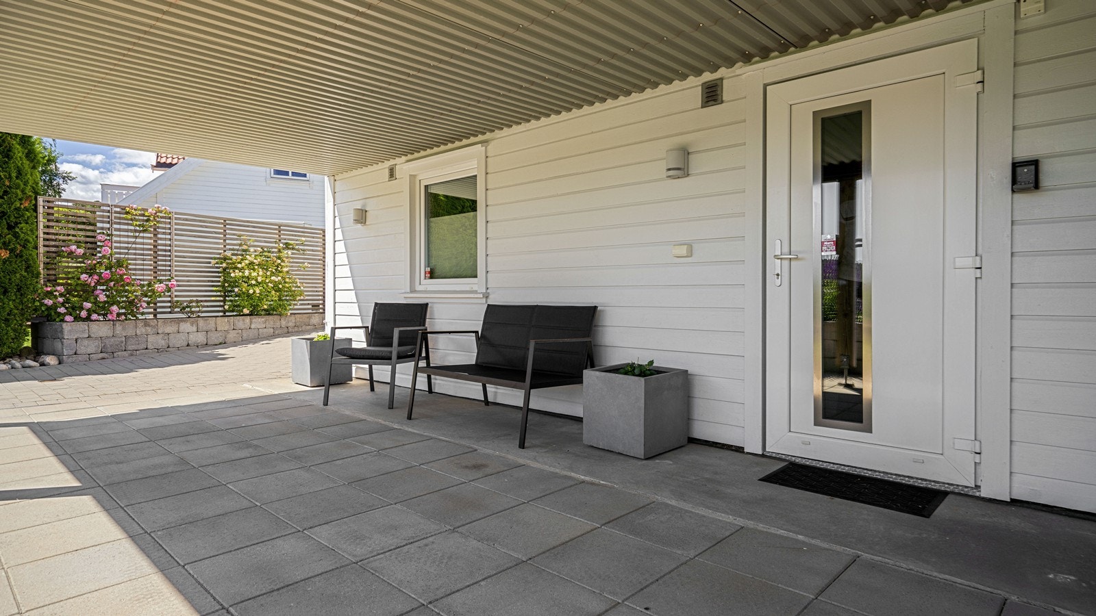 I underetasjen er det innredet en utleiedel Galleribilde