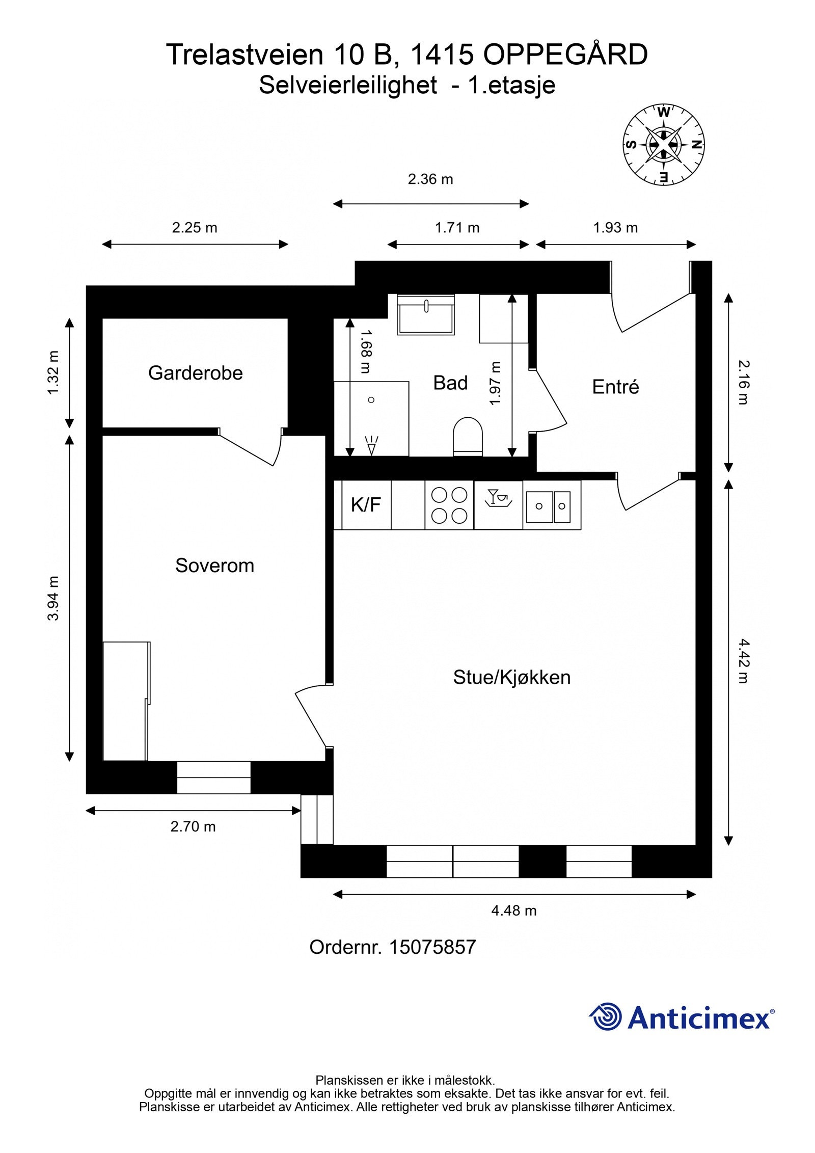 Plantegning Galleribilde