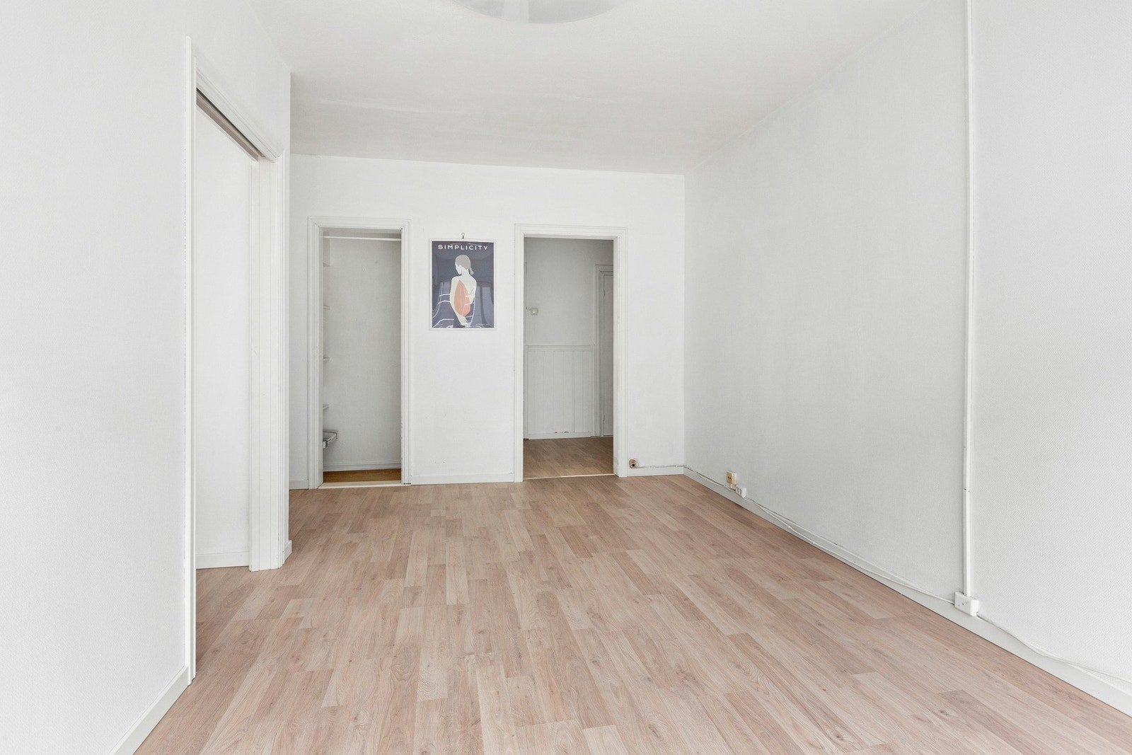 Stue umøblert Galleribilde