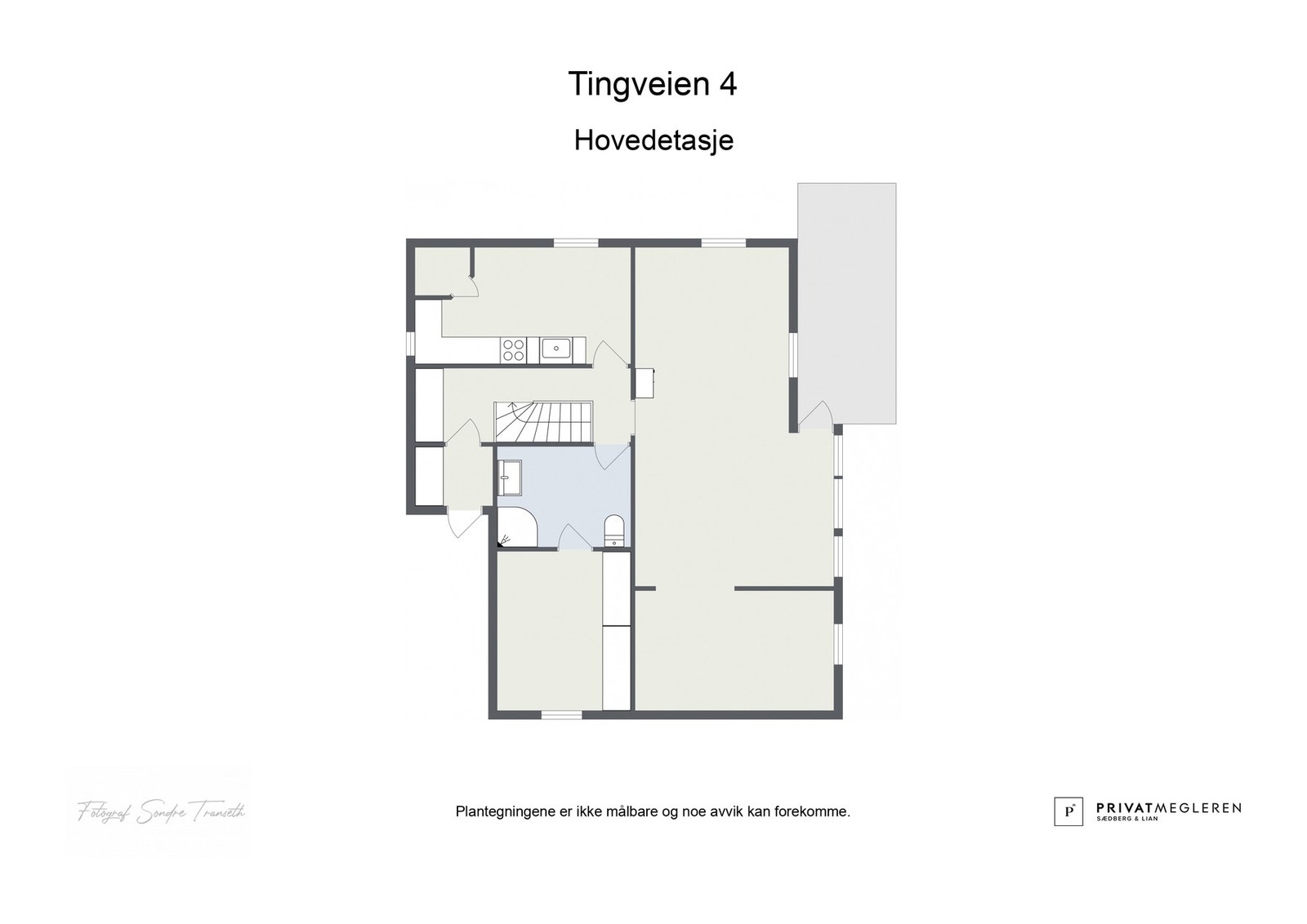 Planskisse 1.etg. Galleribilde