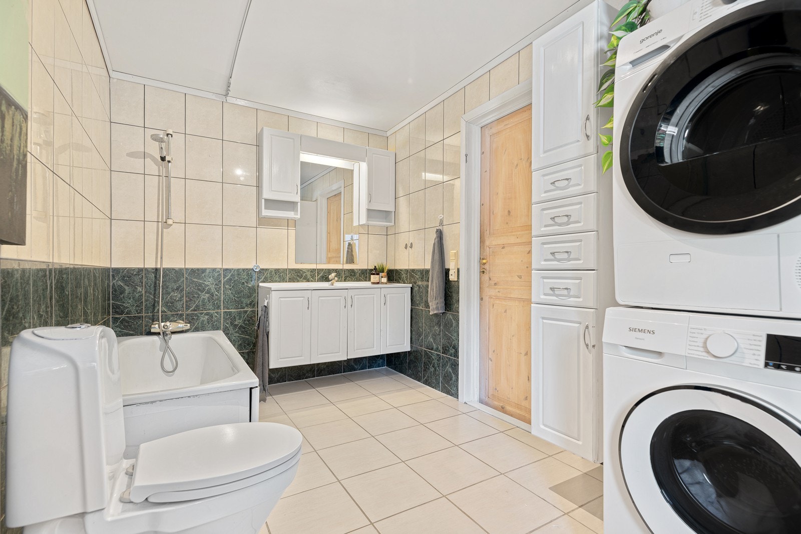 Her er det opplegg til vaskemaskin Galleribilde