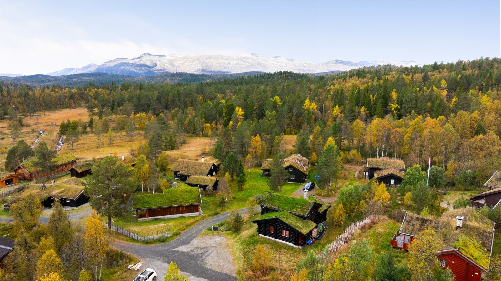 Kun 160m til langrennsløypa fra hytteveggen Galleribilde