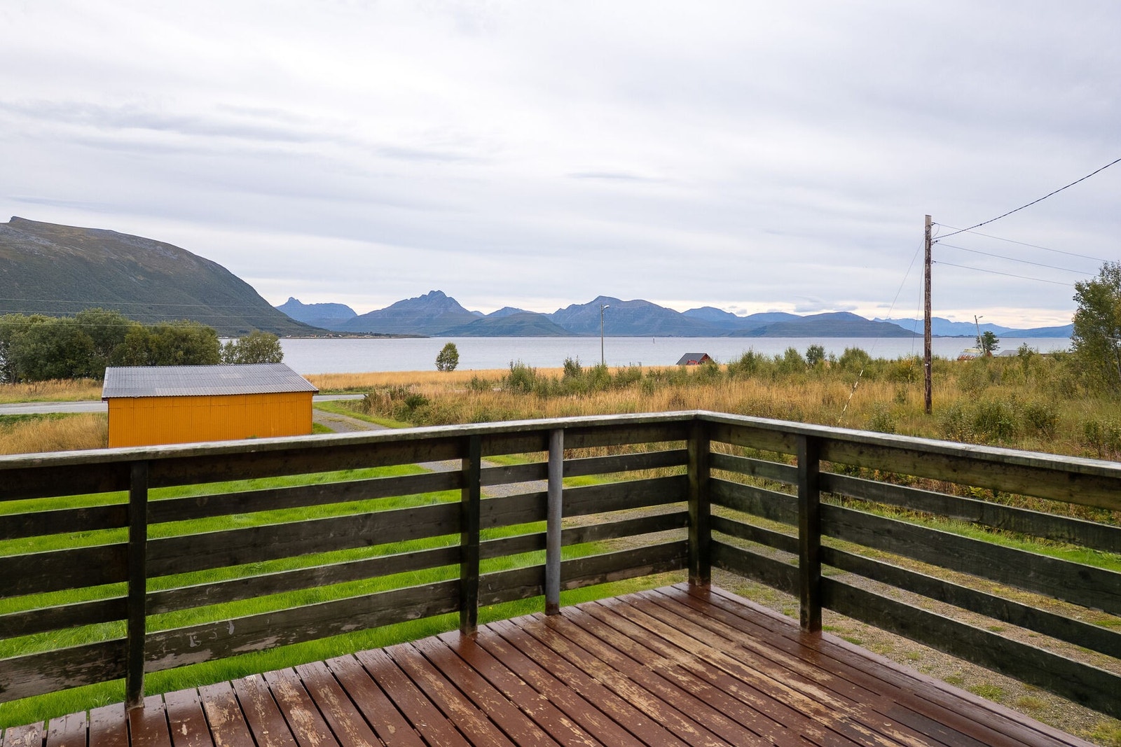 Terrasse med gode solforhold. Galleribilde