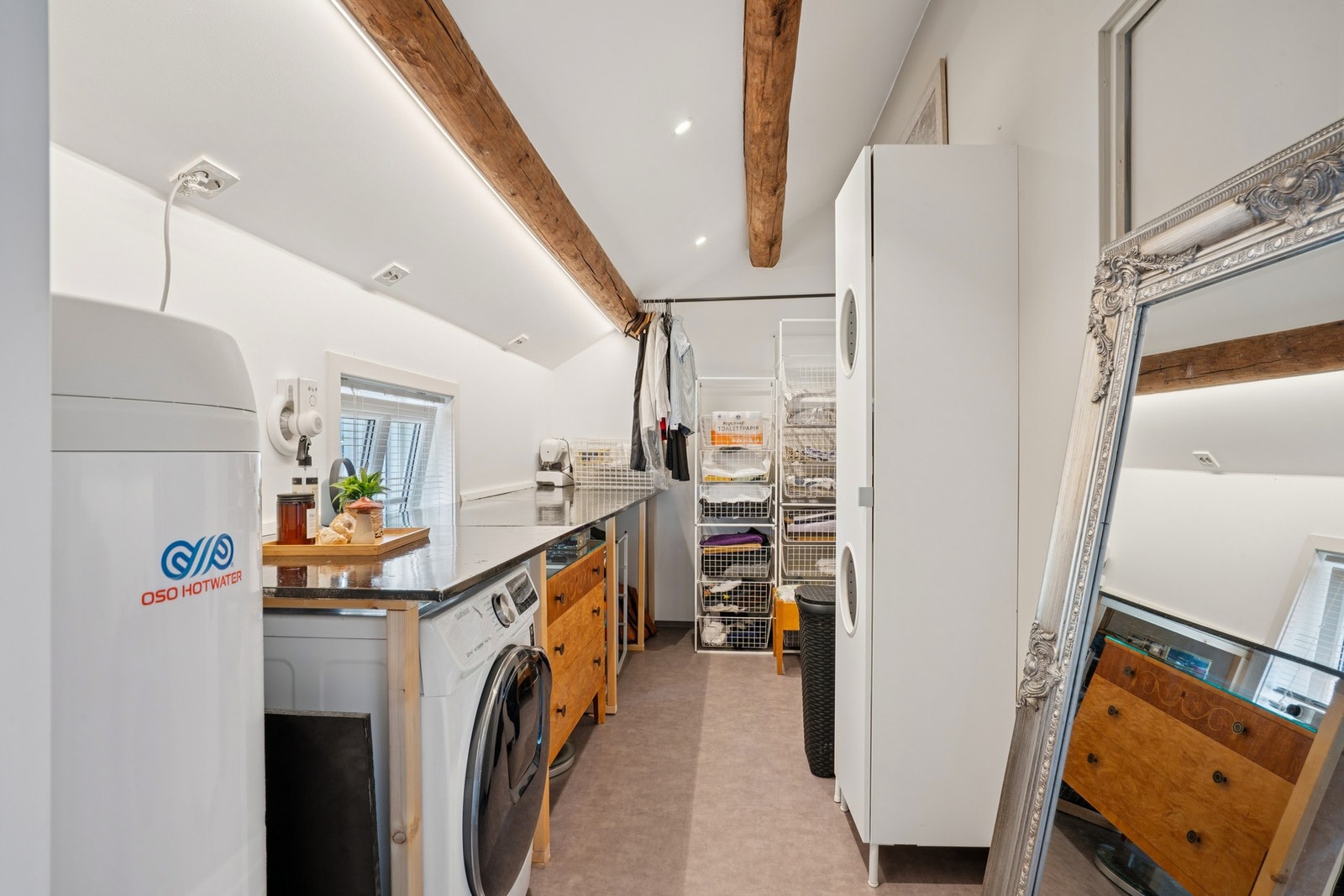 Bad/vaskerom ble totalerenovert i 2020. Galleribilde