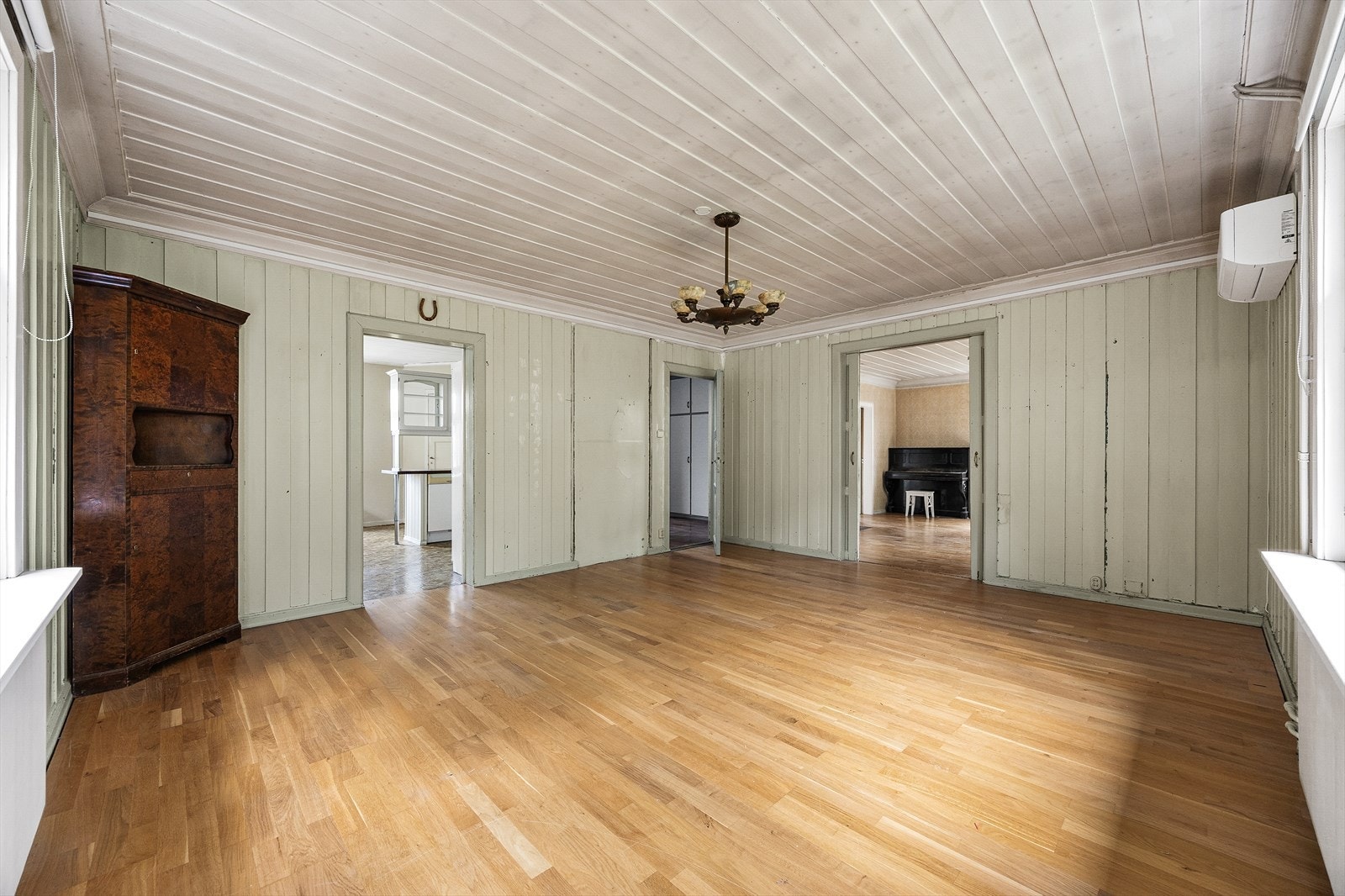 Her er det installert varmepumpe. Galleribilde