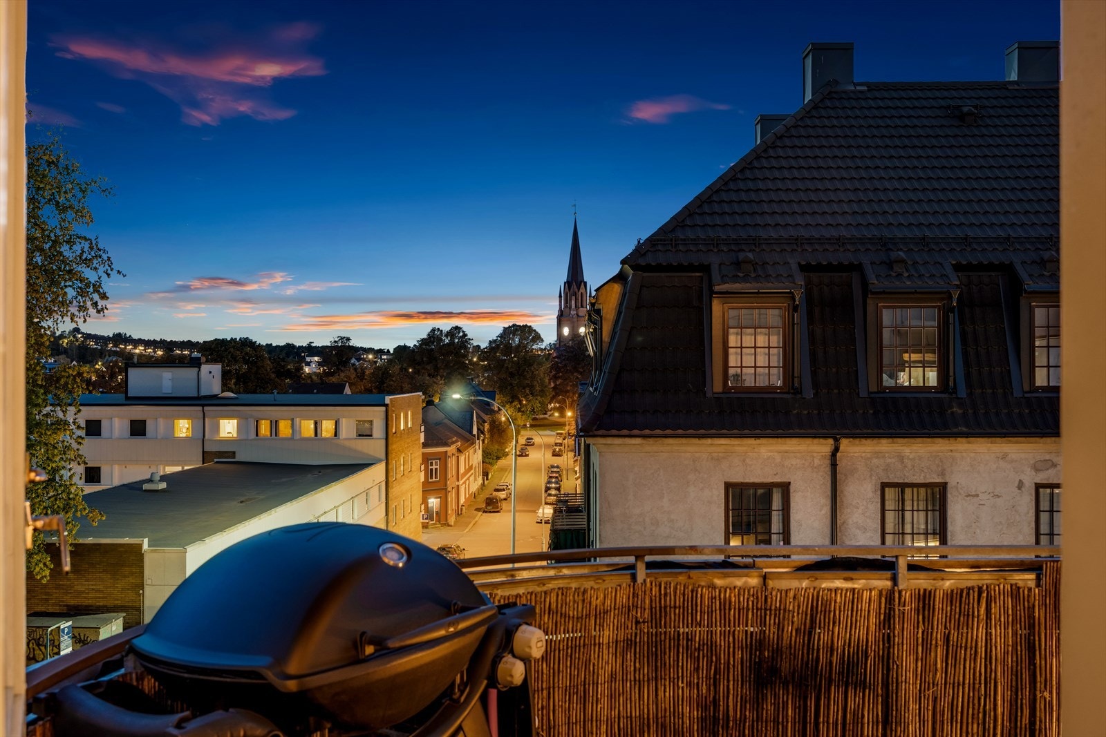 Utsikt fra balkongen. Galleribilde