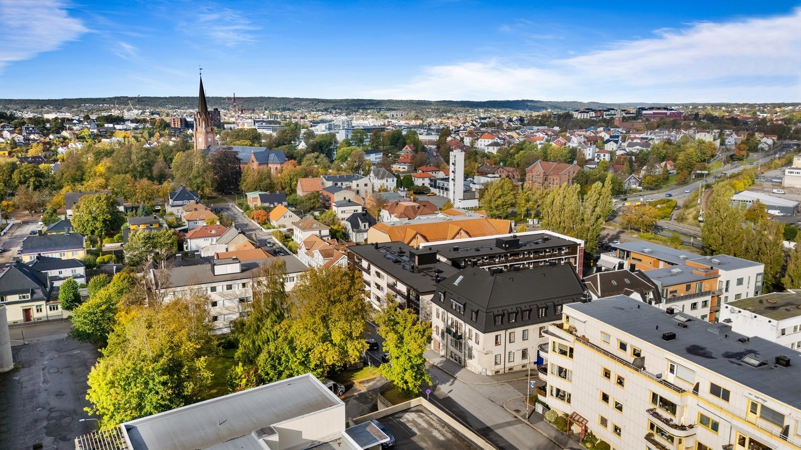 Dronebilder nærområde. Galleribilde