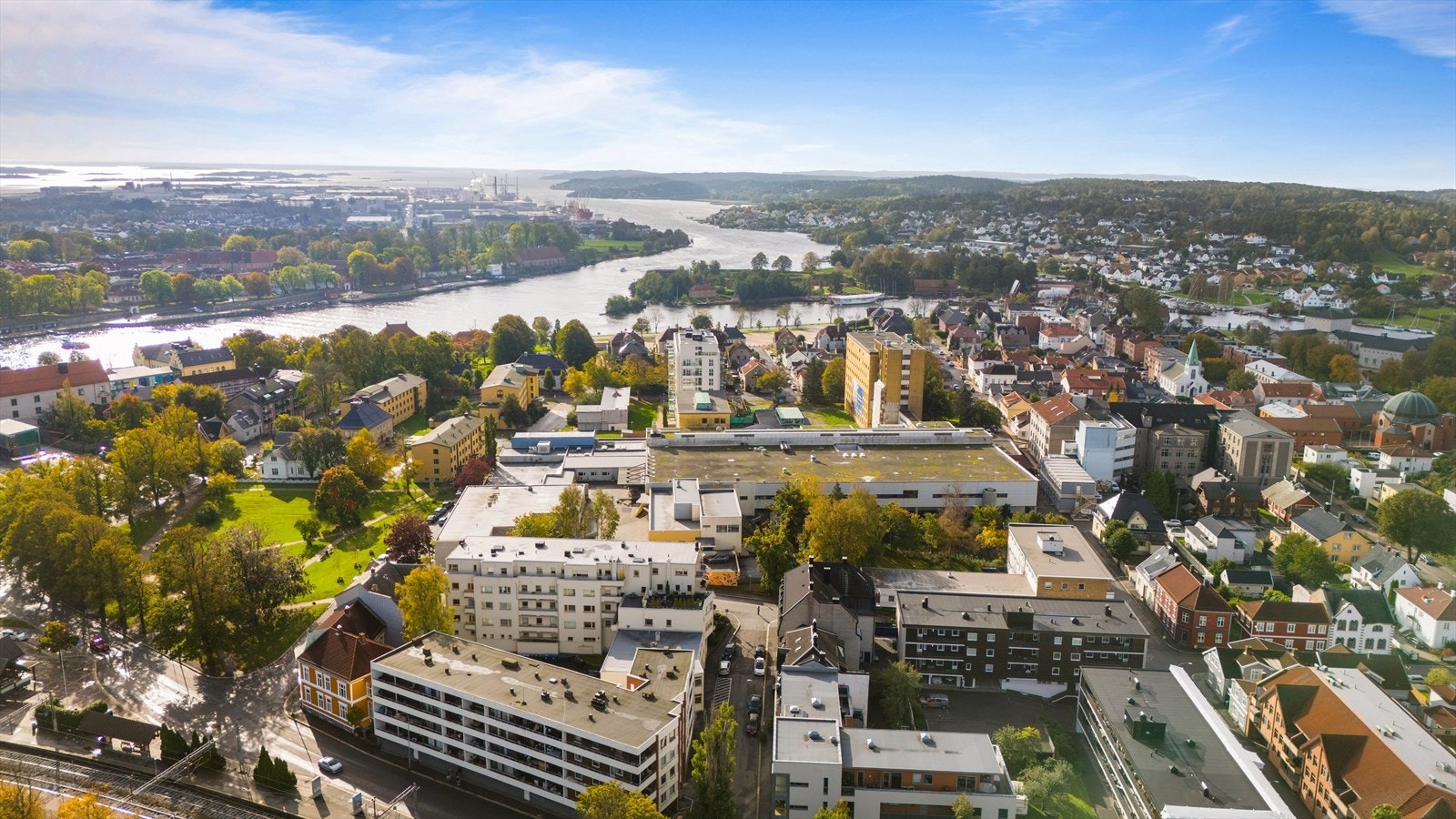 Dronebilder nærområde. Galleribilde